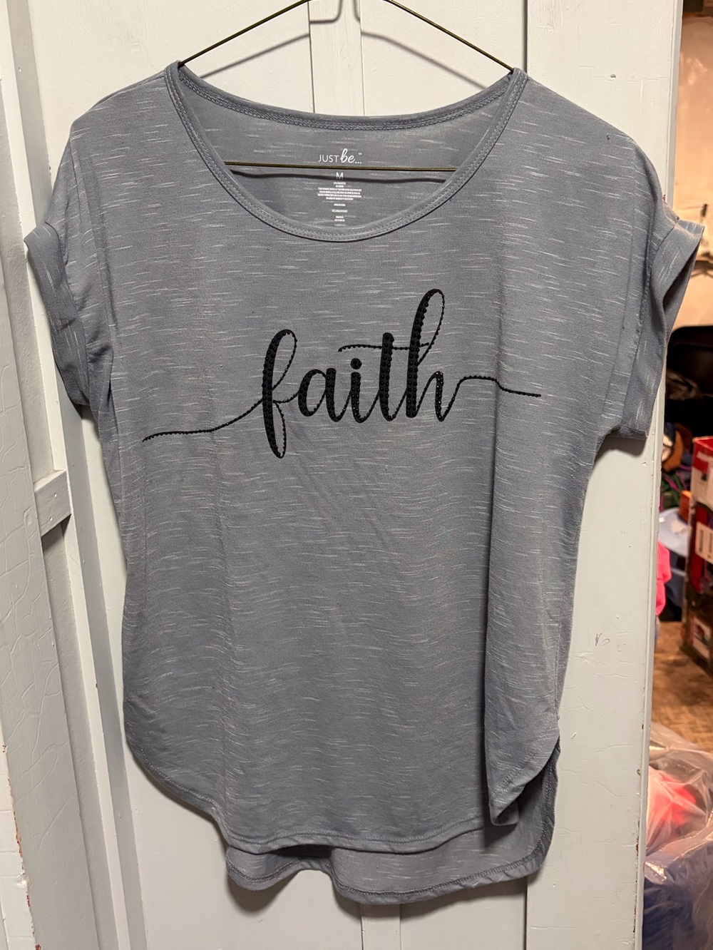 Womens just be shirt size m